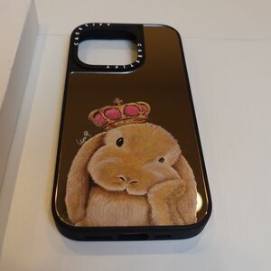 Casetify Mirror Case Apple iPhone 15 MagSafe Compatible Gloomie Bunny 4.9ft Leon